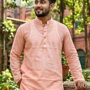 দেশি ধুতি পাঞ্জাবি । পেয়াজ কালার