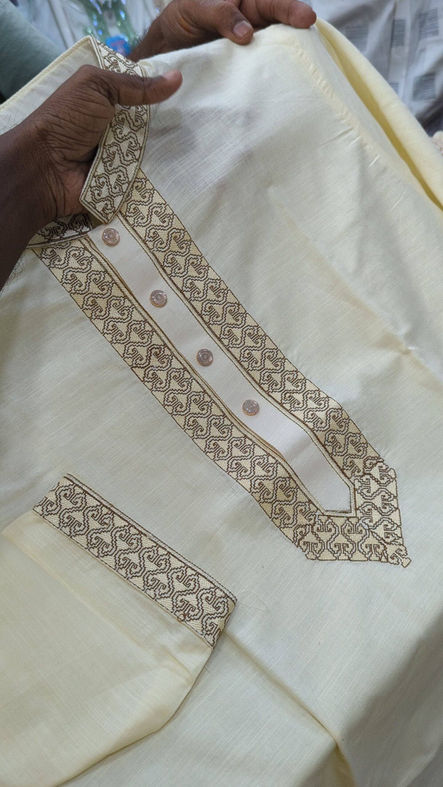 সুতি পাঞ্জাবি কোড ৩০৭১ - Image 4